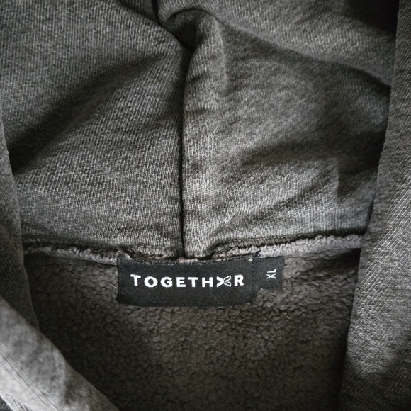 Together Charcoal Hoodie Unisex XL - Picture 4 of 7